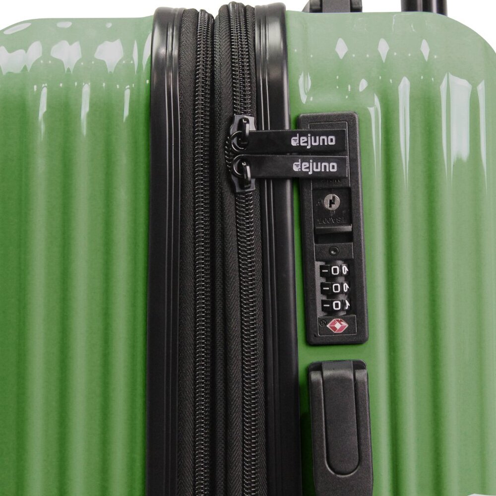 NEW -World Traveler Dejuno Tonal 20-Inch Carry-On Polycarbonate Luggage - Matcha - Picture 7 of 7